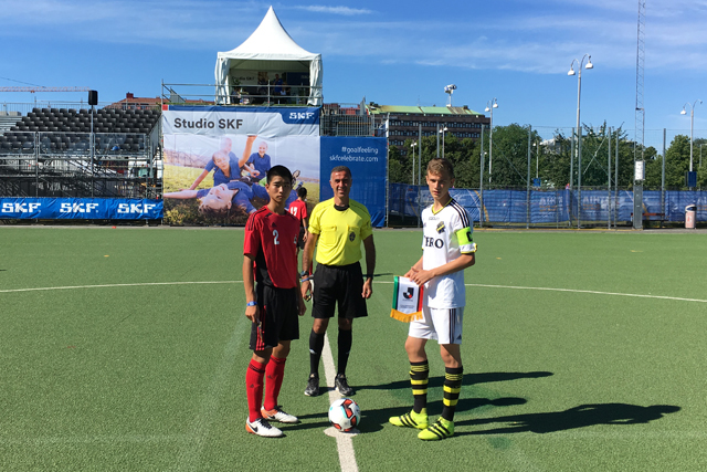 2016 Gothia Cup Ｕ－１４ Ｊリーグ選抜 vs AIK FF P01U