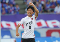 14分に先制ヘッドを押し込んだ武藤 雄樹（浦和）【明治安田Ｊ１ 2nd 第6節 甲府vs浦和】