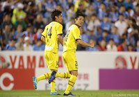 58分にこぼれ球を押し込んだ栗澤 僚一（柏）【明治安田Ｊ１ 2nd 第6節 磐田vs柏】