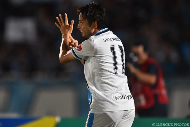 6試合連続ゴールを決めた小林 悠（川崎Ｆ）【明治安田Ｊ１ 2nd 第6節 湘南vs川崎Ｆ】