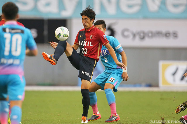 チーム最多4本のシュートを放った金崎 夢生（鹿島）【明治安田Ｊ１ 2nd 第6節 鳥栖vs鹿島】