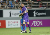 鮮やかな好セーブでゴールを死守した林 彰洋（鳥栖）【明治安田Ｊ１ 2nd 第6節 鳥栖vs鹿島】