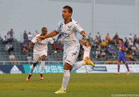 交代出場で殊勲の決勝点を奪取したフェルナンジーニョ（鳥取）【明治安田Ｊ３ 第19節 Ｆ東23vs鳥取】