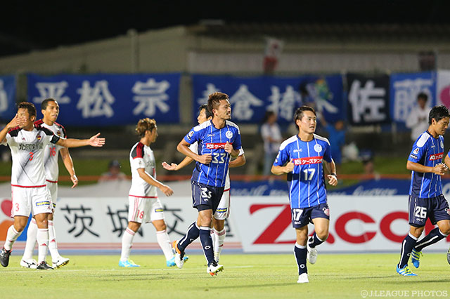 2試合連続ゴールを決めた福井 諒司（水戸）【明治安田Ｊ２ 第26節 水戸vs金沢】