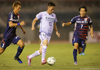 高橋 駿太（群馬）のシュートは枠を捉えられず【明治安田Ｊ２ 第26節 愛媛vs群馬】