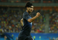 再度同点に追いつくゴールを決めた南野 拓実（ザルツブルク）【リオ五輪 グループステージ 第1節 U-23ナイジェリアvsU-23日本】