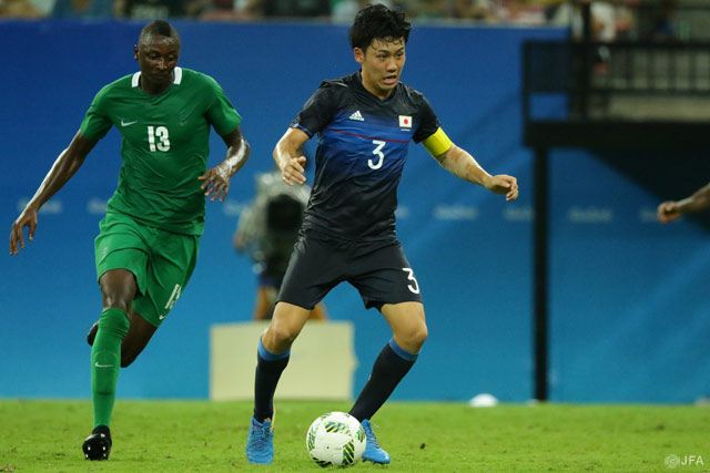 中盤の底で守備に奮闘する遠藤 航（浦和）【リオ五輪 グループステージ 第1節 U-23ナイジェリアvsU-23日本】