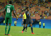 終了間際、1点差に詰め寄るゴールを決めた鈴木 武蔵（新潟）【リオ五輪 グループステージ 第1節 U-23ナイジェリアvsU-23日本】