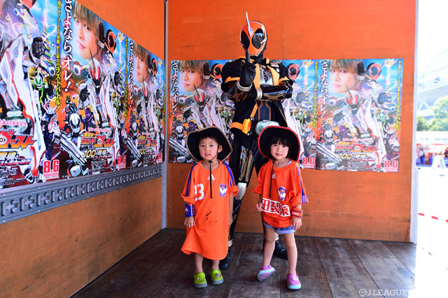 仮面ライダーゴーストが新潟にやって来た！【明治安田Ｊ１ 2nd 第7節 新潟vs神戸】