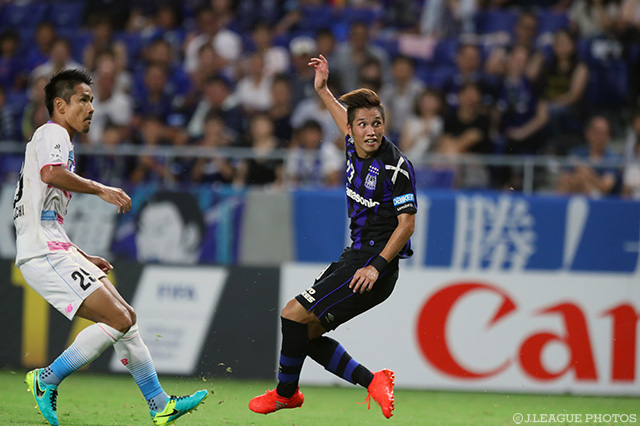今季２度目のスタメン出場となった呉屋 大翔（Ｇ大阪）【明治安田Ｊ１ 2nd 第7節 Ｇ大阪vs鳥栖】