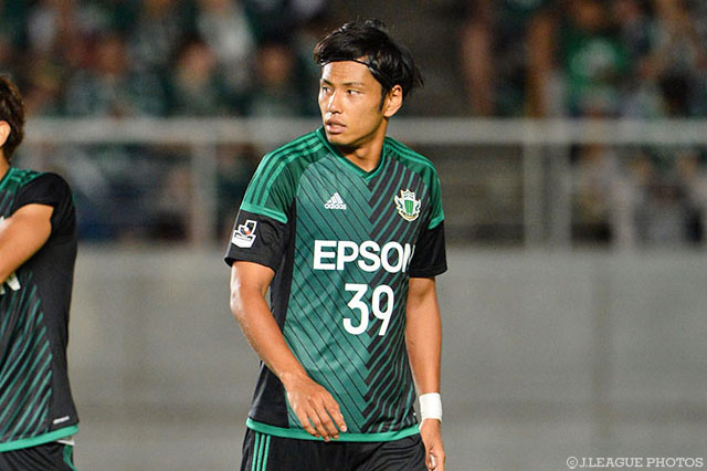 ホームデビュー戦が古巣との対戦となった三島 康平（松本）【明治安田Ｊ２ 第27節 松本vs水戸】