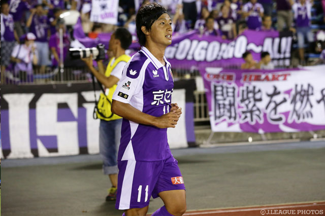 ワンタッチシュートで追加点を決めた堀米 勇輝（京都）【明治安田Ｊ２ 第27節 京都vs東京Ｖ】