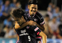 2試合連続ゴールとなる先制点を奪った杉本 健勇（Ｃ大阪）【明治安田Ｊ２ 第27節 Ｃ大阪vs横浜FC】