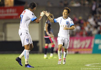 試合終了間際に値千金の逆転ゴールを決めた内田 智也（横浜FC）【明治安田Ｊ２ 第27節 Ｃ大阪vs横浜FC】