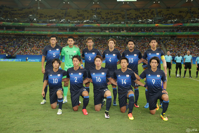 U-23日本代表のスターティングメンバー【リオ五輪 グループステージ 第2節 U-23日本vsU-23コロンビア】