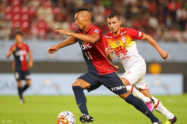 交代出場で加入後初出場を果たしたファブリシオ（鹿島）【スルガ銀行チャンピオンシップ2016 鹿島vsサンタフェ】