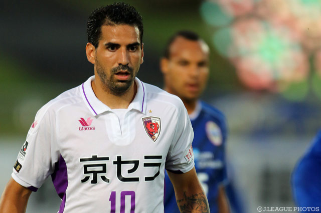 両チーム最多3本のシュートを放ったエスクデロ 競飛王（京都） 【明治安田Ｊ２ 第28節 山形vs京都】