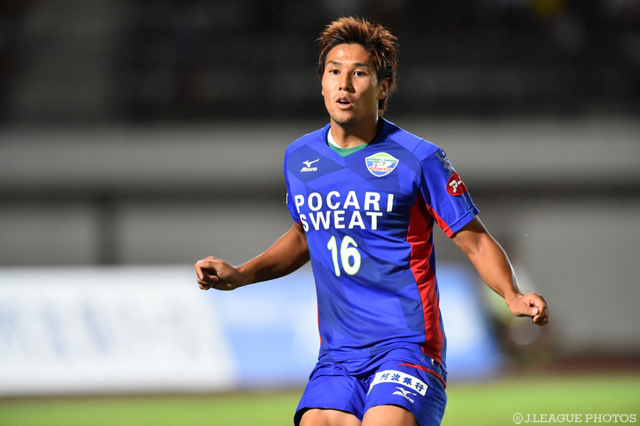 今季7得点目を決めた渡 大生（徳島）【明治安田Ｊ２ 第28節 徳島vs町田】