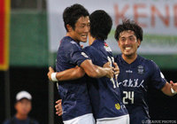 同点ゴールで試合を振り出しに戻した田中 秀人（鹿児島）【明治安田Ｊ３ 第5節 鹿児島vs相模原】