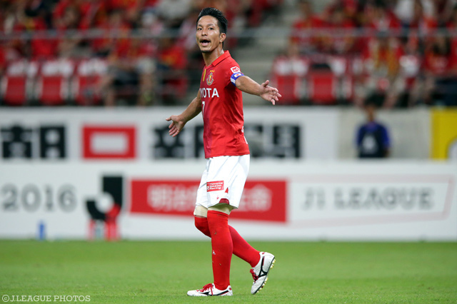 1stステージ第16節以来の先発出場となった田口 泰士（名古屋） 【明治安田Ｊ１ 2nd 第8節 名古屋vs浦和】