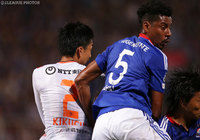 試合終盤に劇的な同点ゴールを決めたファビオ（横浜FM）【明治安田Ｊ１ 2nd 第8節 横浜FMvs大宮】