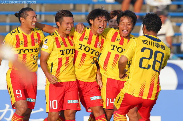 今季初出場で先制点を決めた西嶋 弘之（北九州）【明治安田Ｊ２ 第29節 北九州vs愛媛】