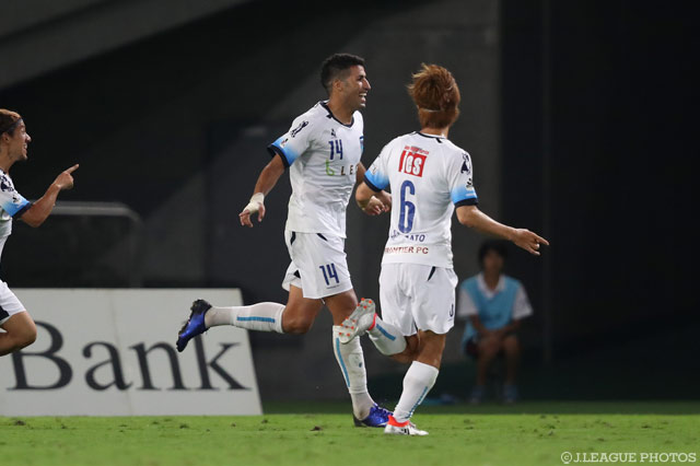 冷静にゴールネットを揺らしたイバ（横浜FC）【明治安田Ｊ２ 第29節 東京Ｖvs横浜FC】