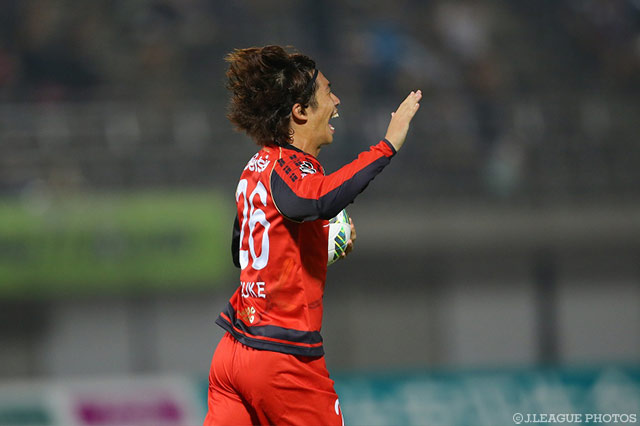 2試合連続ゴールを決めた瀬川 祐輔（群馬）【明治安田Ｊ２ 第29節 群馬vs水戸】