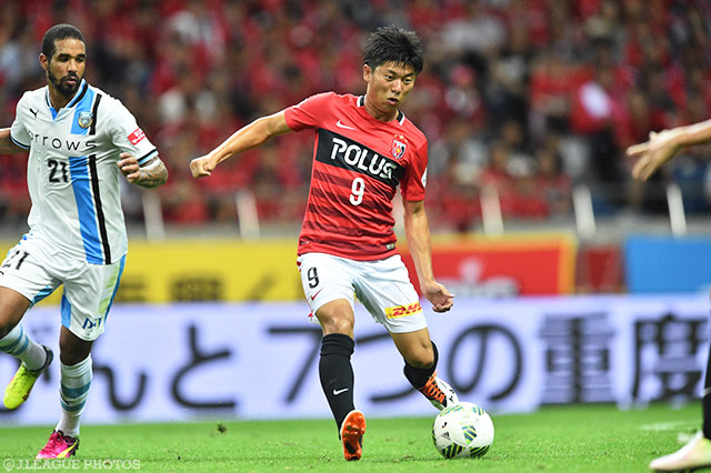 4試合連続得点を果敢に狙った武藤 雄樹（浦和）【明治安田Ｊ１ 2nd 第9節 浦和vs川崎Ｆ】