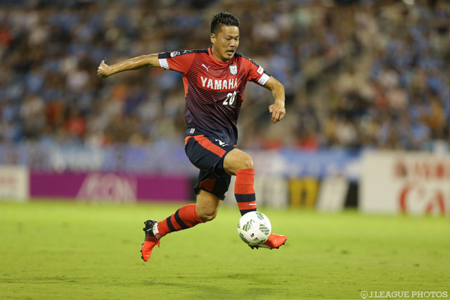 PKを獲得する活躍を見せた森島 康仁（磐田）【明治安田Ｊ１ 2nd 第9節 磐田vs鳥栖】