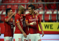 前半終了間際に先制ゴールを決めた野田 隆之介（名古屋）【明治安田Ｊ１ 2nd 第10節 名古屋vsFC東京】