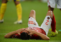 まさかの結末に倒れ込む竹内 彬（名古屋）【明治安田Ｊ１ 2nd 第10節 名古屋vsFC東京】