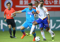 加入後初先発で惜しいシュートを放ったムスタファ エル カビル（鳥栖）【明治安田Ｊ１ 2nd 第10節 鳥栖vs新潟】