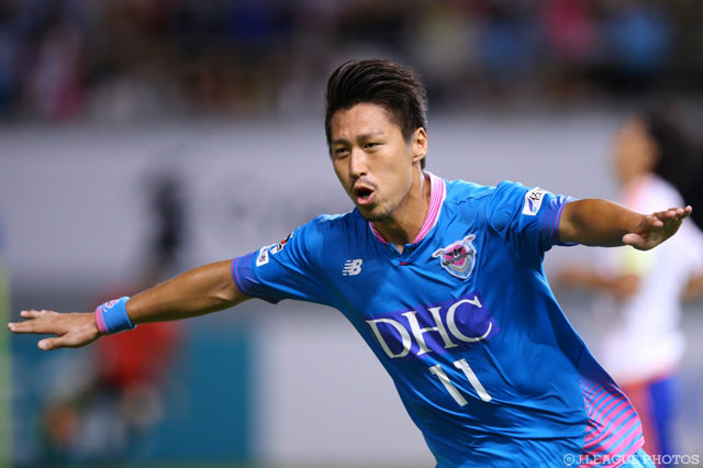 カウンターから決勝点となるゴールを決めた豊田 陽平（鳥栖）【明治安田Ｊ１ 2nd 第10節 鳥栖vs新潟】