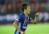 得意のドリブルから逆転ゴールを決めた齋藤 学（横浜FM）【明治安田Ｊ１ 2nd 第10節 横浜FMvs鹿島】