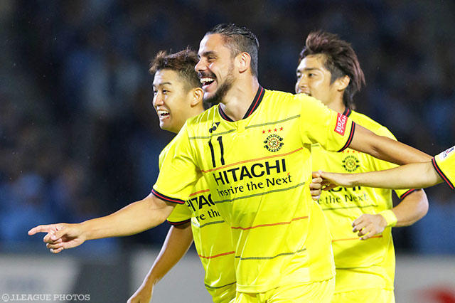 ハットトリックで大勝の原動力となったディエゴ オリヴェイラ（柏）【明治安田Ｊ１ 2nd 第10節 川崎Ｆvs柏】