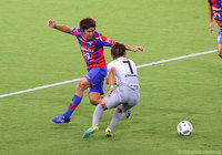 金森 健志（福岡 #7）の突破でチャンスを作った福岡【ＹＬＣ 準々決勝 第1戦 FC東京vs福岡】