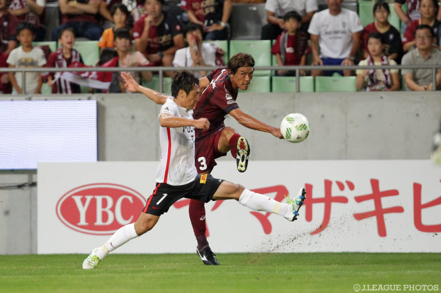 後半から出場し、左サイドからチャンスを作った相馬 崇人（相馬）【ＹＬＣ 準々決勝 第1戦 神戸vs浦和】