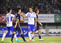 試合終盤に貴重な同点ゴールを決めた呉屋 大翔（Ｇ大阪）【ＹＬＣ 準々決勝 第1戦 広島vsＧ大阪】