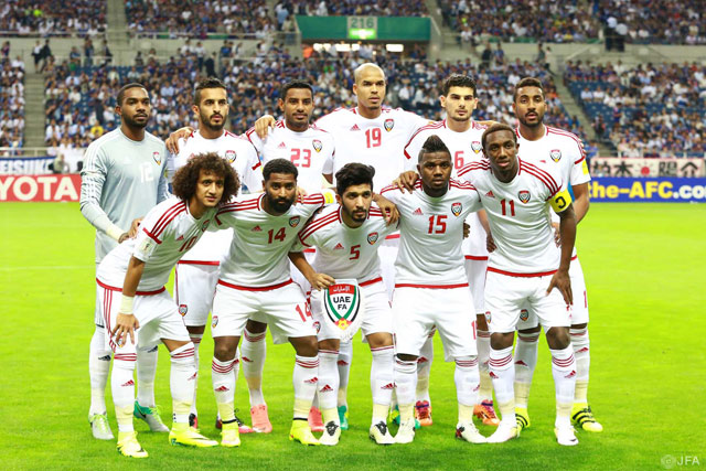 日本との初戦を迎えたＵＡＥのスターティングイレブン【ロシアＷ杯 アジア最終予選 日本vsＵＡＥ】