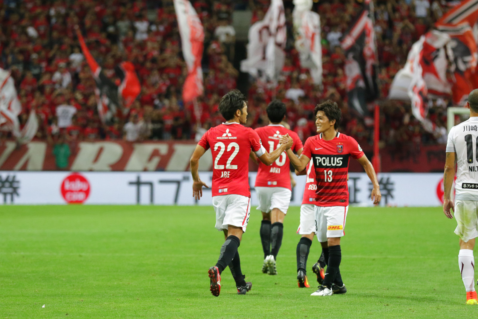 高木 俊幸と阿部のゴールで前半のうちに2点を奪った浦和【ＹＬＣ 準々決勝 第2戦 浦和vs神戸】