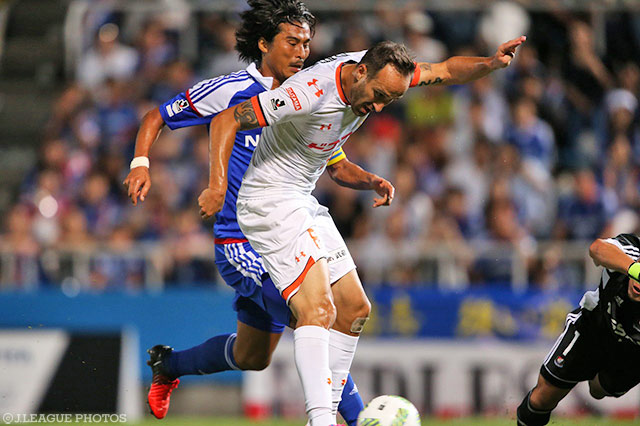 横浜FMゴールを脅かしたドラガン ムルジャ（大宮）【ＹＬＣ 準々決勝 第2戦 横浜FMvs大宮】