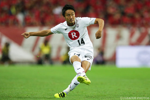 セットプレーのキッカーとしてチャンスを演出した藤田 直之（神戸）【ＹＬＣ 準々決勝 第2戦 浦和vs神戸】