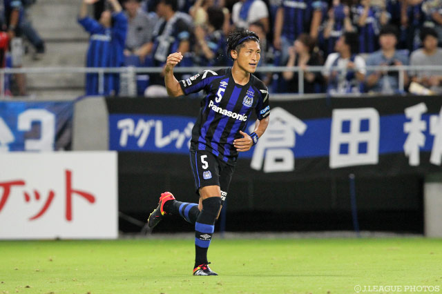 CKを頭で合わせて勝越し点を奪った丹羽 大輝（Ｇ大阪）【ＹＬＣ 準々決勝 第2戦 Ｇ大阪vs広島】