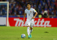 DFラインでピンチの芽を摘んだ森重 真人（FC東京）【ロシアＷ杯 アジア最終予選 タイvs日本】