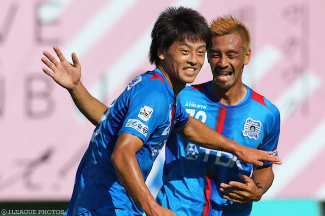 2得点を挙げ、2試合連続ゴールの田中 智大（秋田）【明治安田Ｊ３ 第21節 秋田vsYS横浜】