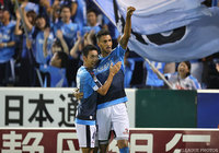 この試合の自身2点目となる同点PKを冷静に決めたジェイ（磐田）【明治安田Ｊ１ 2nd 第11節 磐田vs神戸】