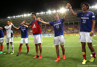 リーグ戦4試合ぶりの勝利を果たした横浜FMの選手達【明治安田Ｊ１ 2nd 第11節 仙台vs横浜FM】