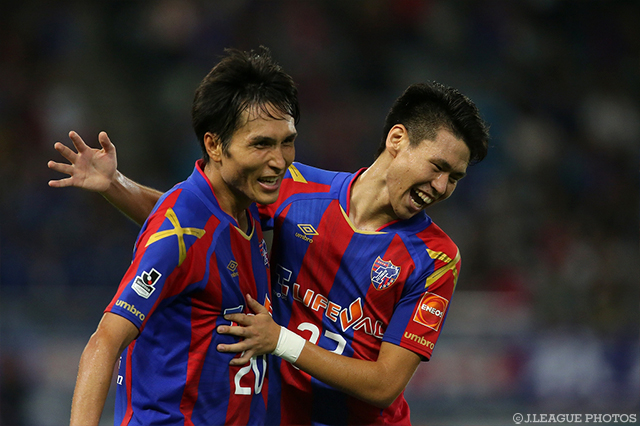 トドメの3点目のゴールを決めた前田 遼一（FC東京）【明治安田Ｊ１ 2nd 第11節 FC東京vs湘南】