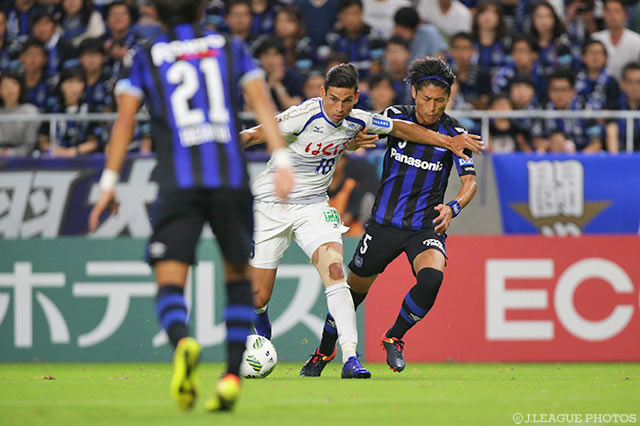 先制点をアシストするなど前線で奮闘したドゥドゥ（甲府）【明治安田Ｊ１ 2nd 第11節 Ｇ大阪vs甲府】